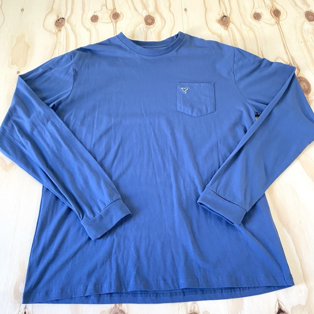 Birddogs T Shirt Mens XL Blue Cotton Bird Logo Crew Neck Casual Outdoor Wear